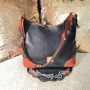 Dooney & Bourke Blue Leather Shoulder